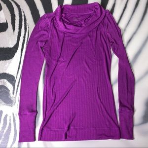 Calvin Klein | Purple Cowl Neck Top